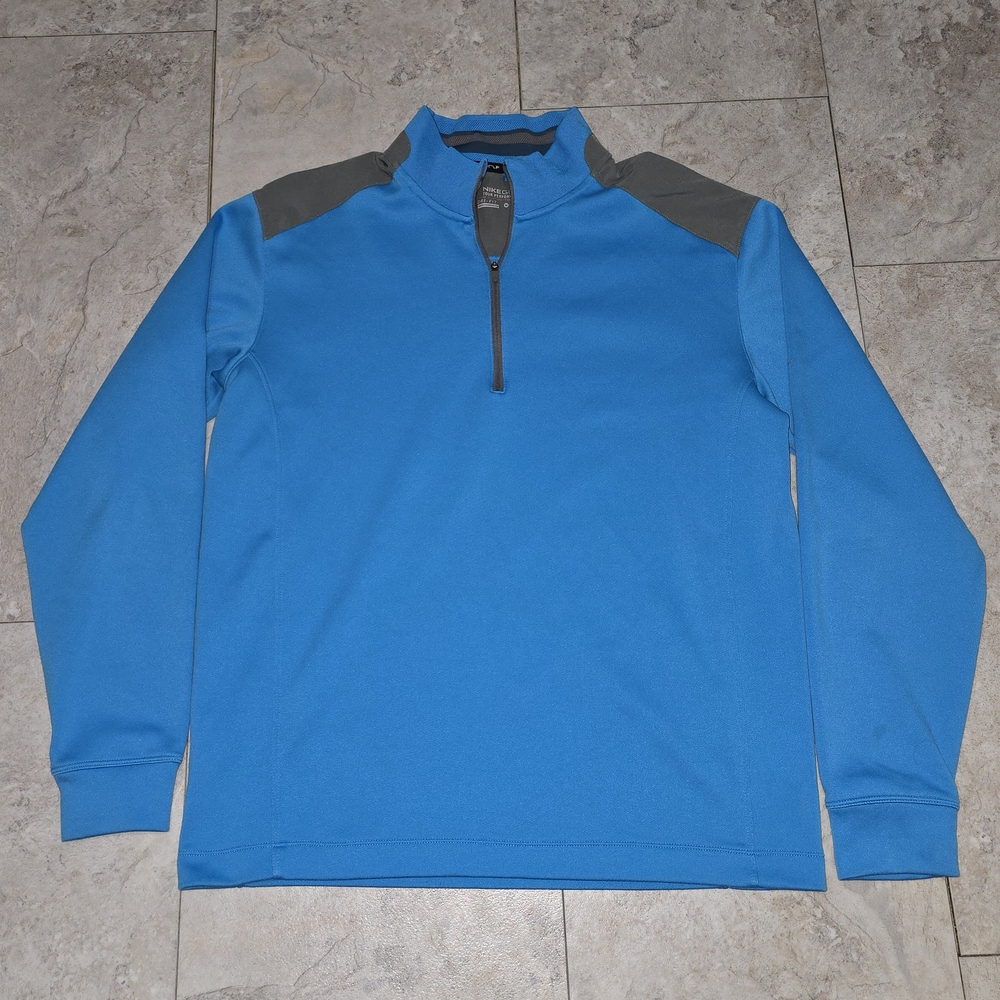Nike Golf Blue Quarter-Zip Pullover